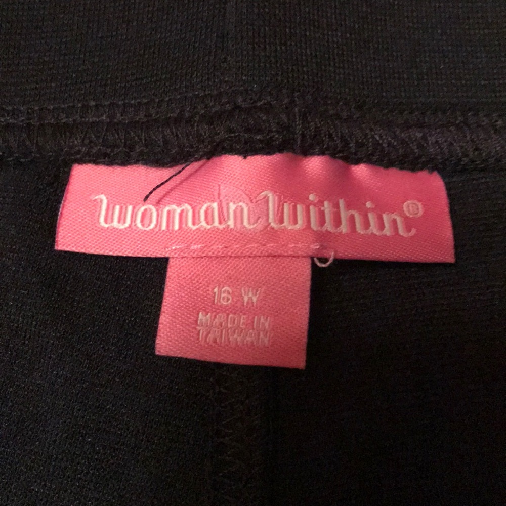 Stretch cotton pull on pant.